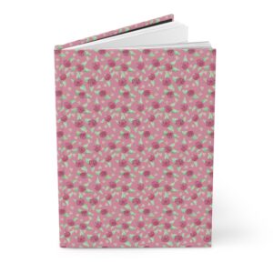 Hardcover Journal Matte in Pink Rose Print